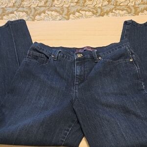 Gloria Vanderbilt Dark Blue Straight Leg Jeans
